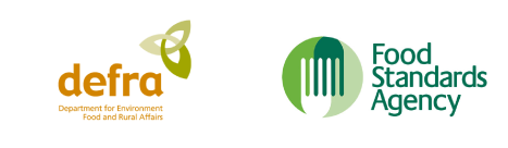 Defra and FSA logos