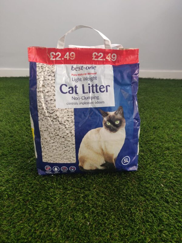 cat litter go for raw