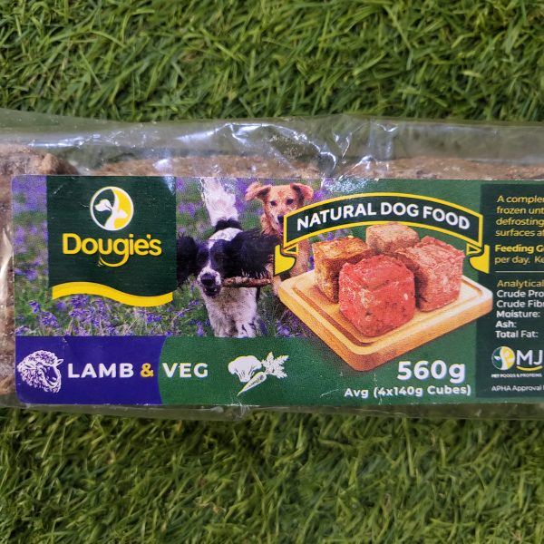 lamb veg dougies go for raw
