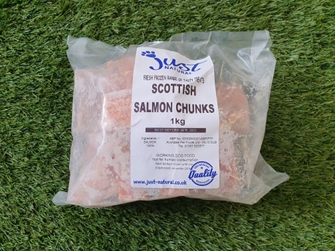 just natural salmon chunks go for raw